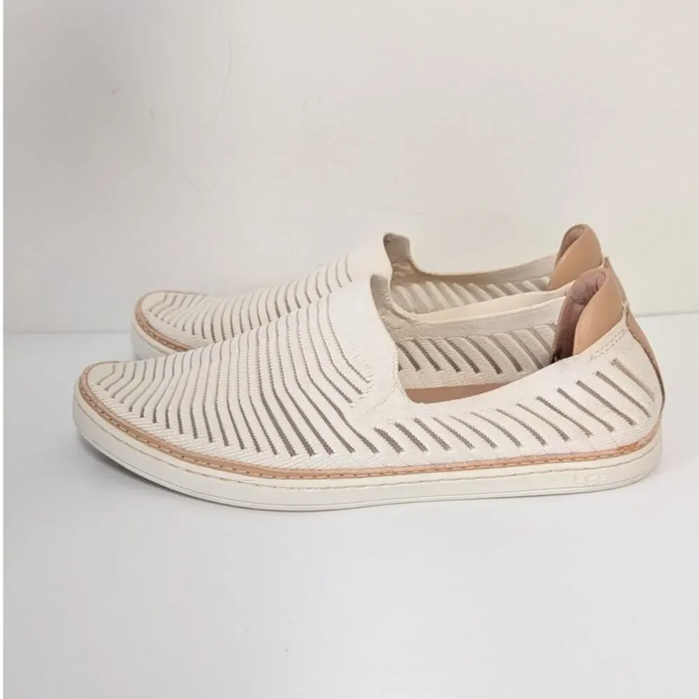 UGG Sammy Breeze Slippers 1109533 Womens 9 White Alameda Low Top